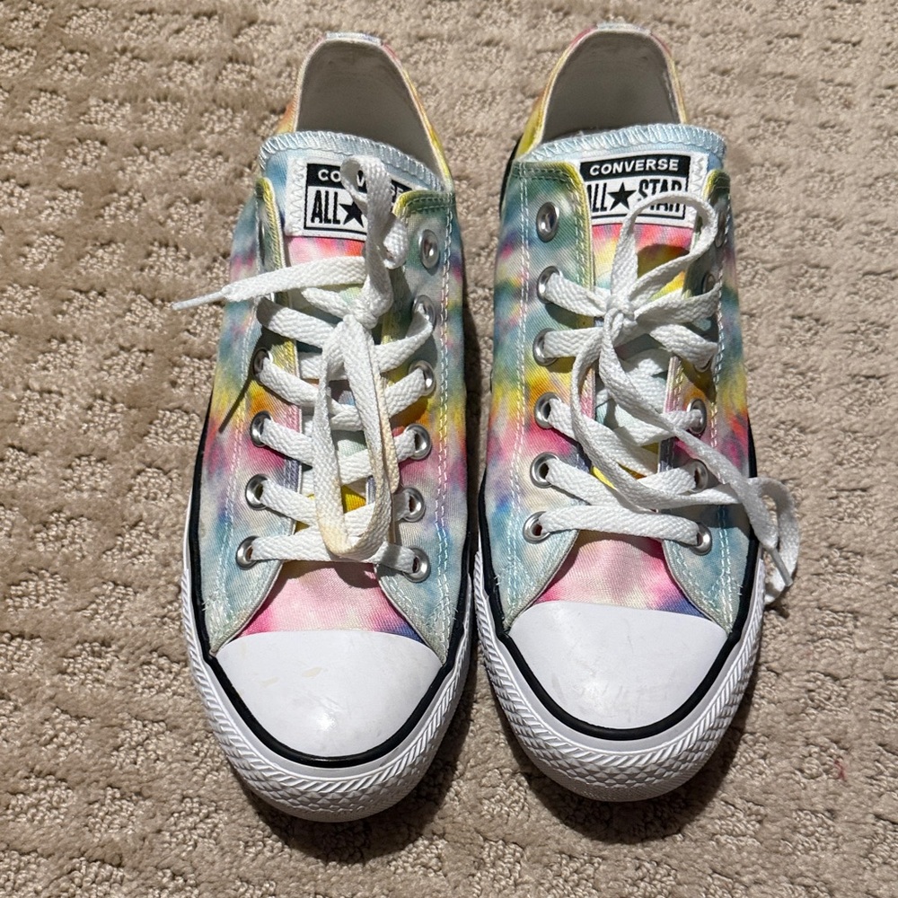 Converse Adult Women’s Colorful Tie-Dye Sneakers